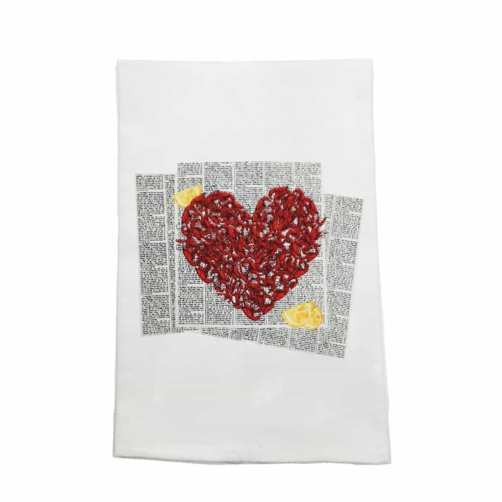 Crawfish Love Kitchen Towel