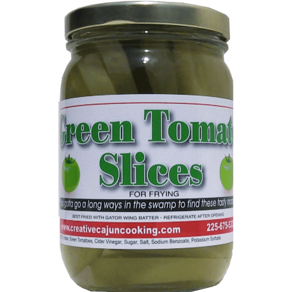 Creative Cajun Cooking Green Tomato Slices