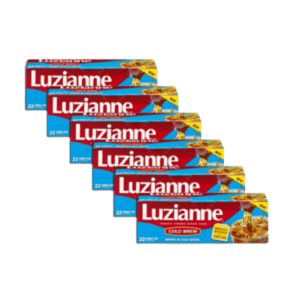 Luzianne Cold Brew Tea 22 cnt Family Pack of 6