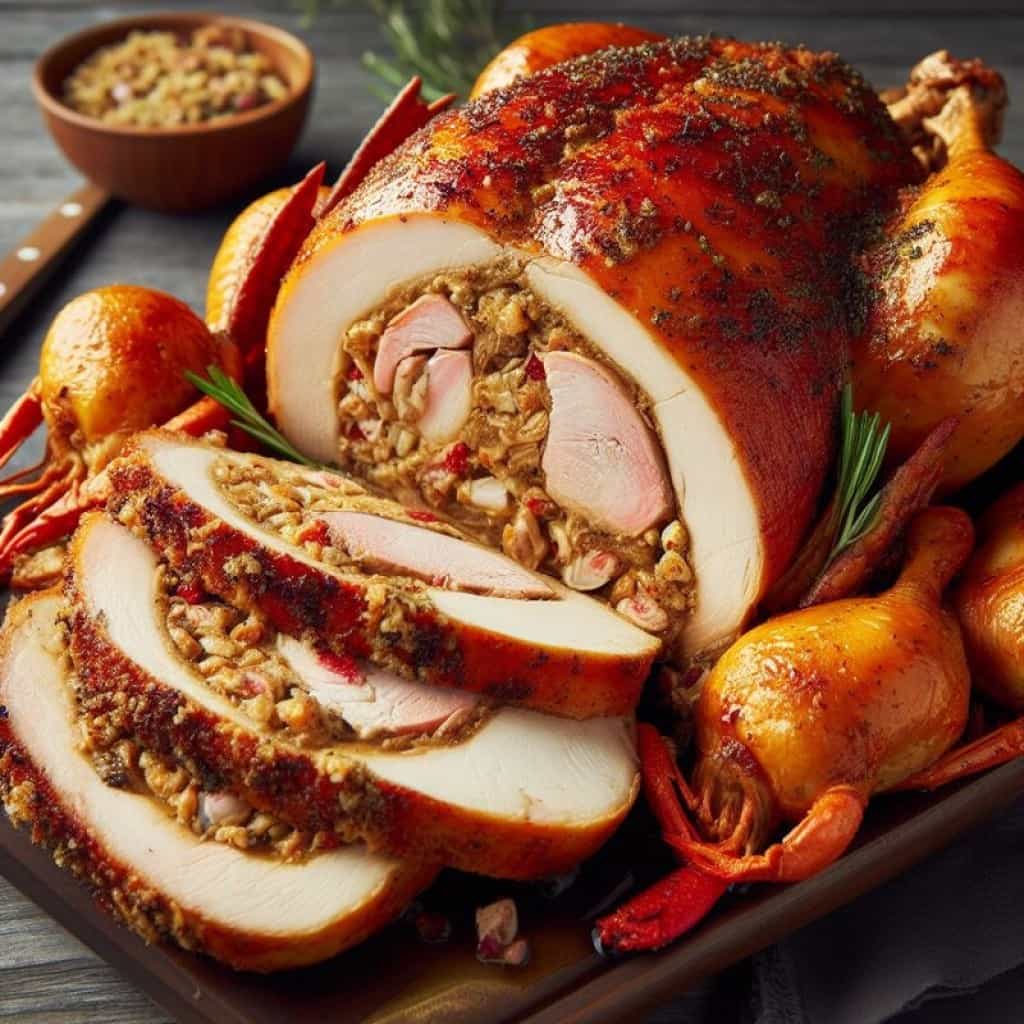 Premium Turducken with Seafood