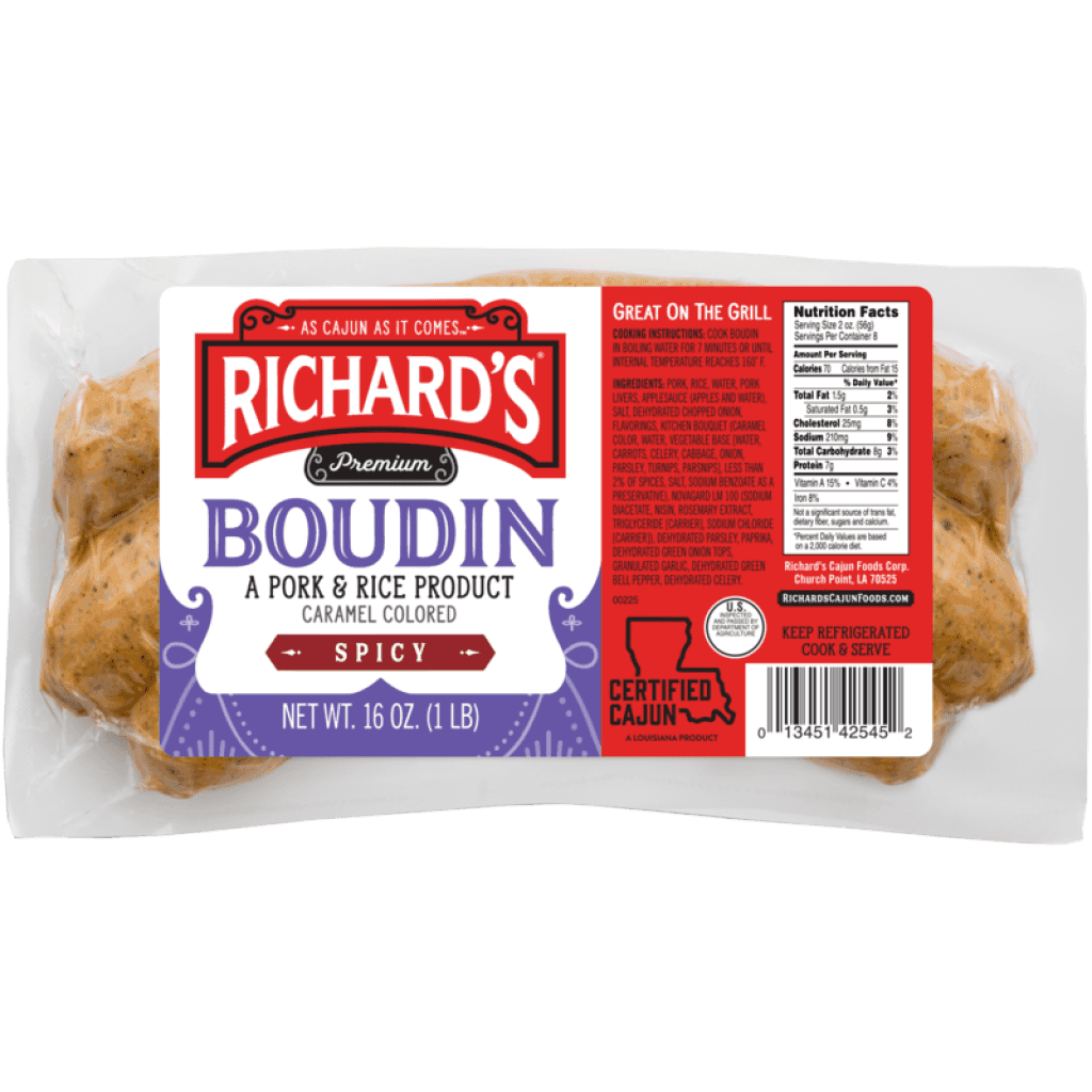 Richard's Hot Pork Boudin