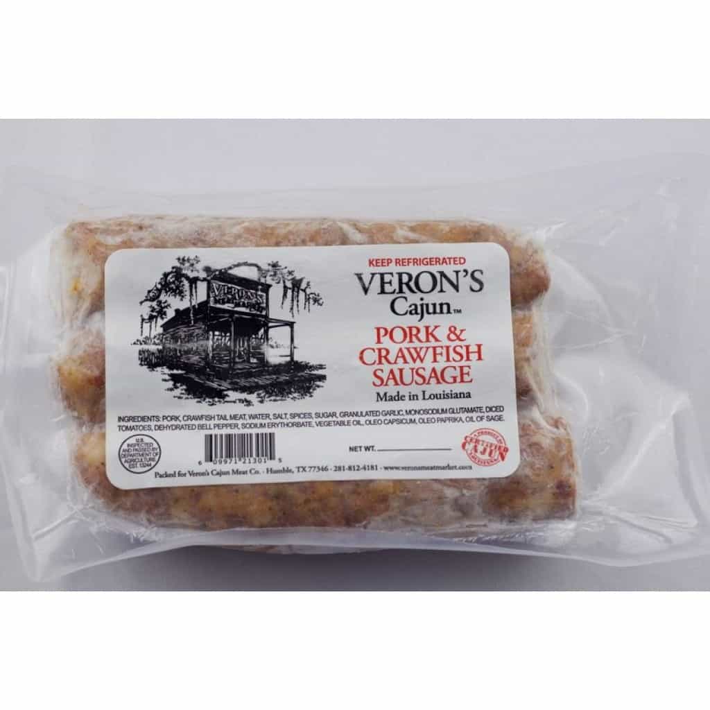 Veron's Pork & Crawfish Sausage