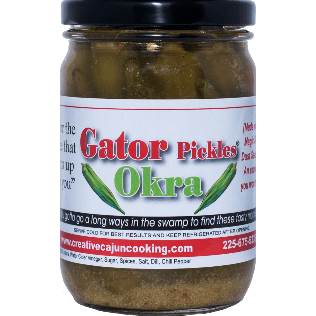 Gator Pickled Okra 14.5 oz. Jar