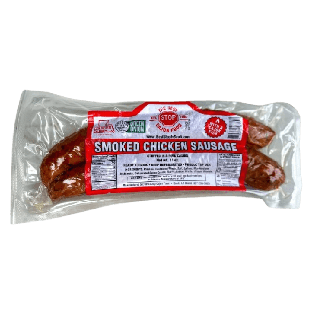 Best Stop Smoked Green Onion Chicken Sausage - 14 oz