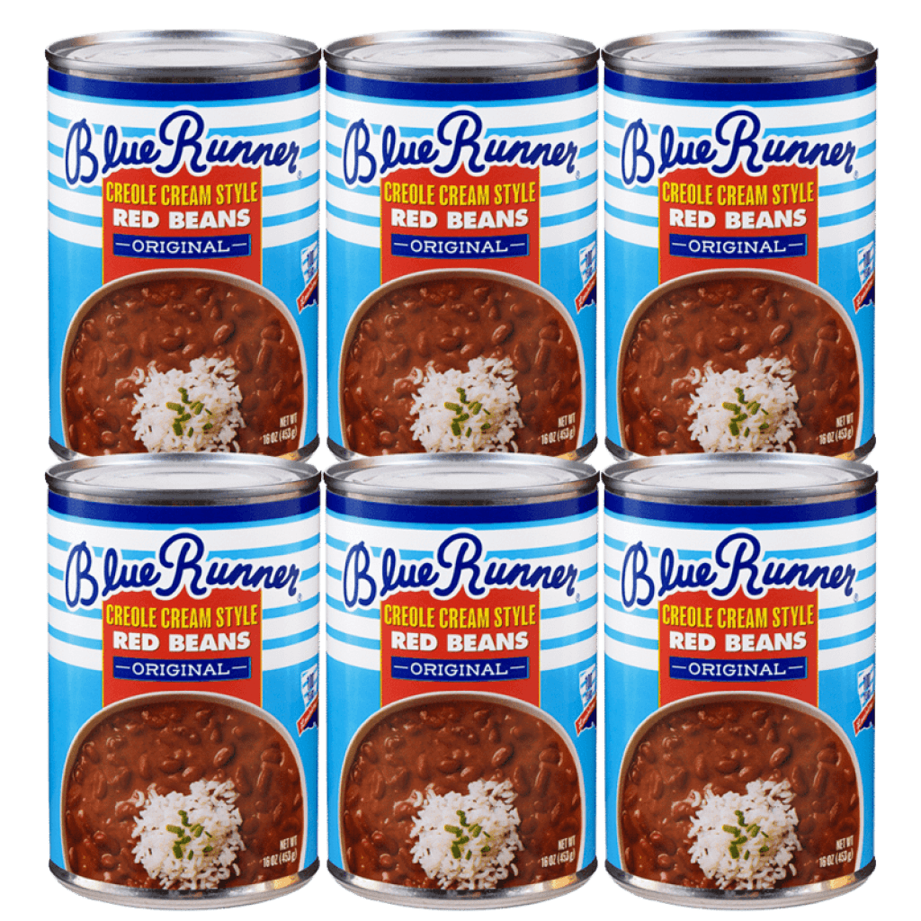 Blue Runner Creole Red Kidney Beans 16 oz - 6 Pack