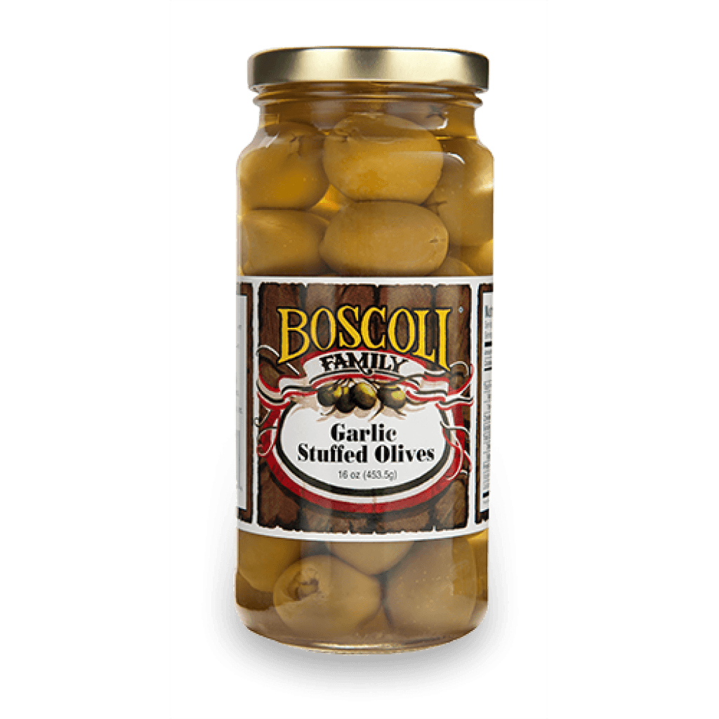 Boscoli Garlic Stuffed Olives 16 oz.