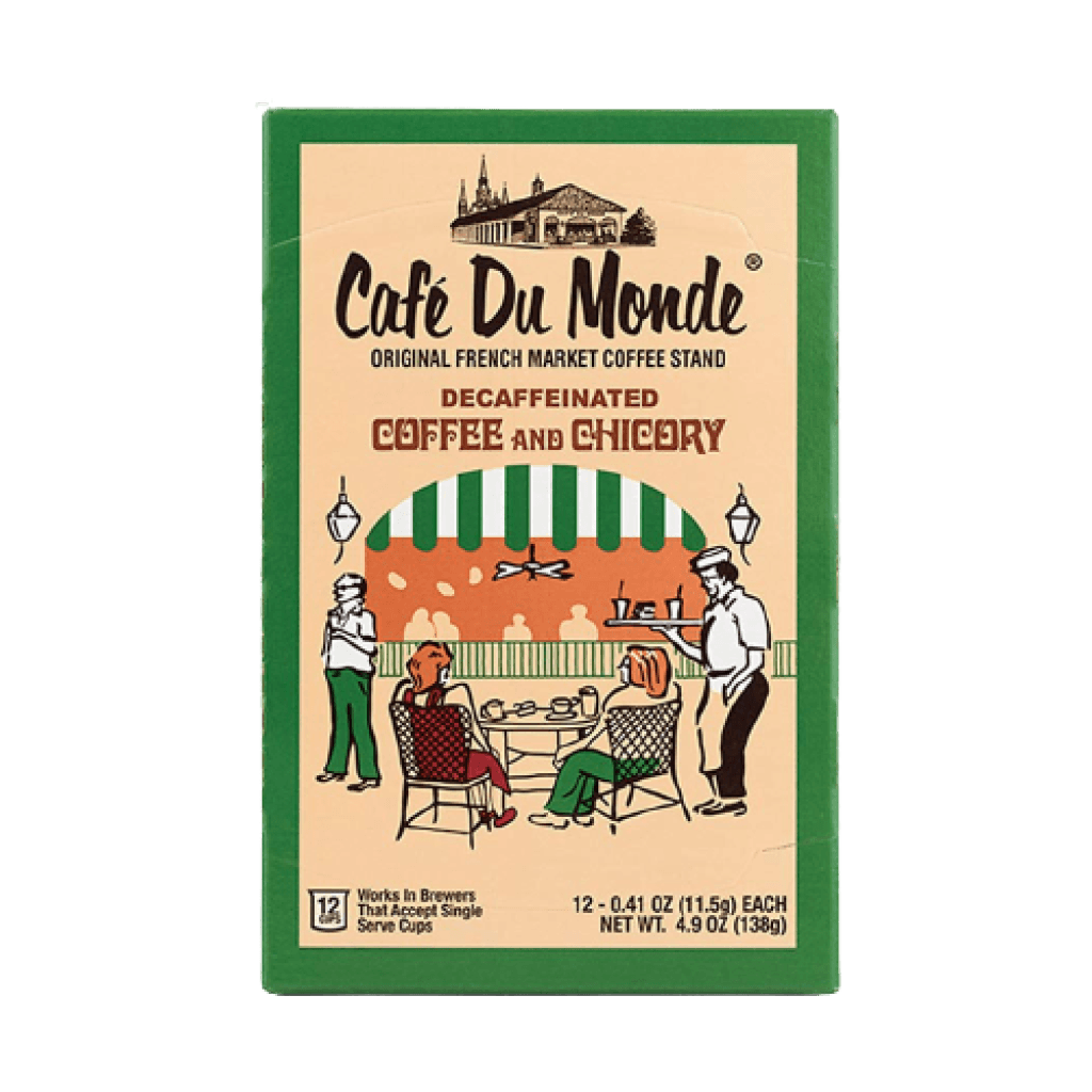 Cafe Du Monde - Decaf Coffee & Chicory 12 - Single Serve Cups