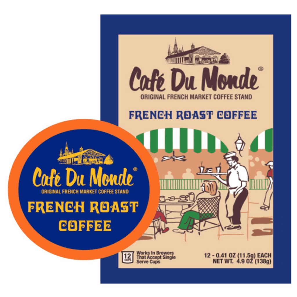 Cafe Du Monde - French Roast Coffee 12 - Single Serve Cups