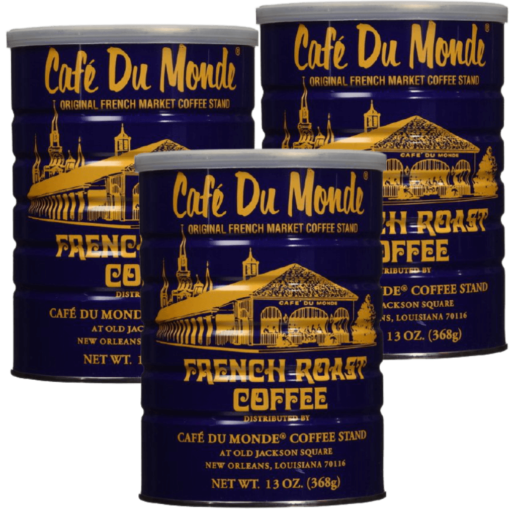Cafe Du Monde French Roast Coffee 13 oz - 3 Pack