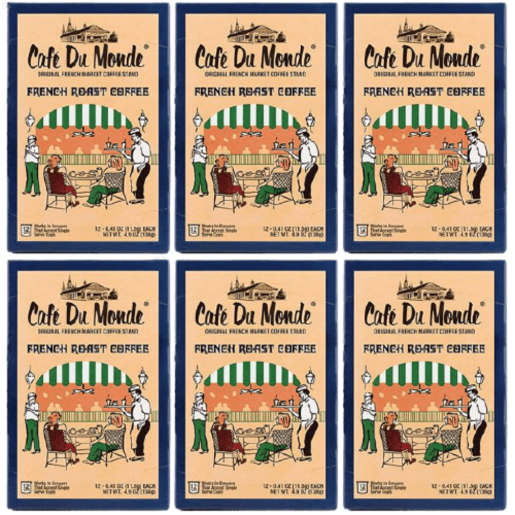 Cafe Du Monde French Roast single serve cup pods 72 Count