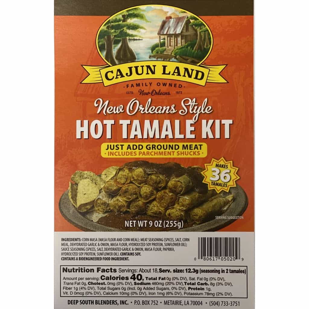 Cajun Land Hot Tamale Kit