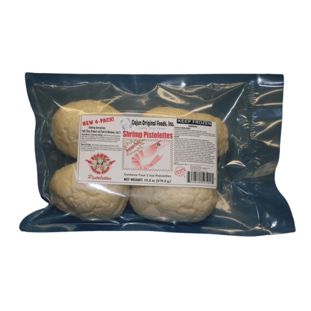 Cajun Original Shrimp Pistolettes 4 Pack