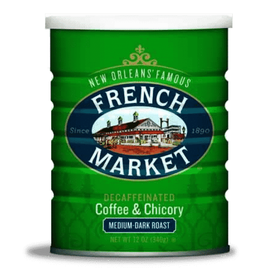 French Market Coffee Decaf Medium-Dark Roast & Chicory