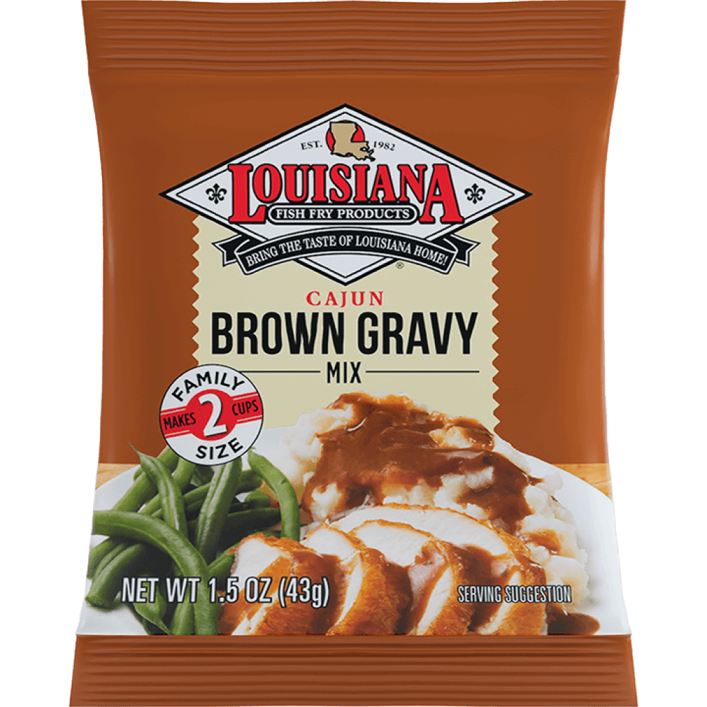 Louisiana Fish Fry Brown Gravy Mix 1.5 oz