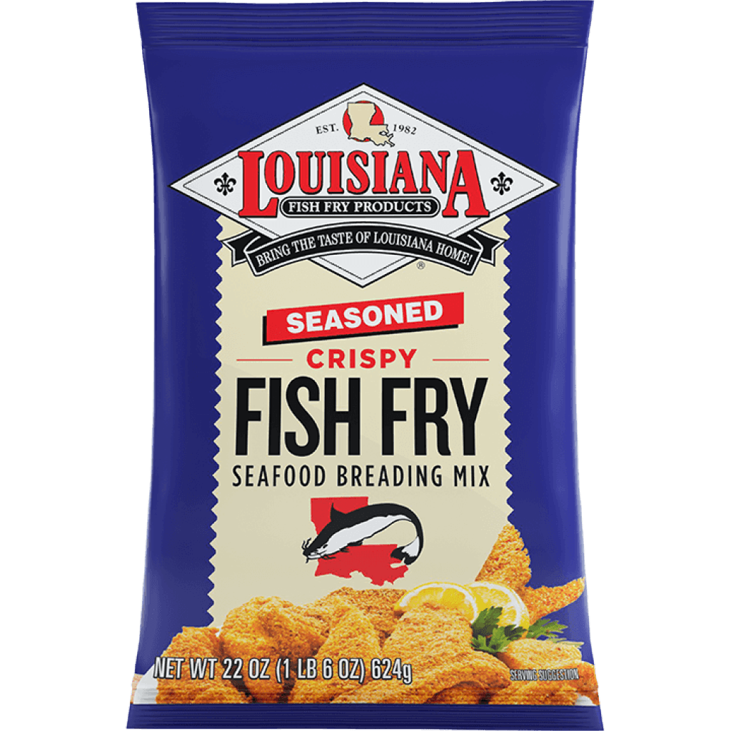 Louisiana Fish Fry Seasoned Crispy Fish Fry Bag 22 oz Bag