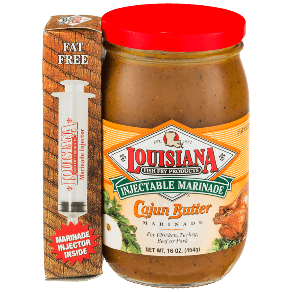 Louisiana Fish Fry Cajun Butter Marinade w/ injector