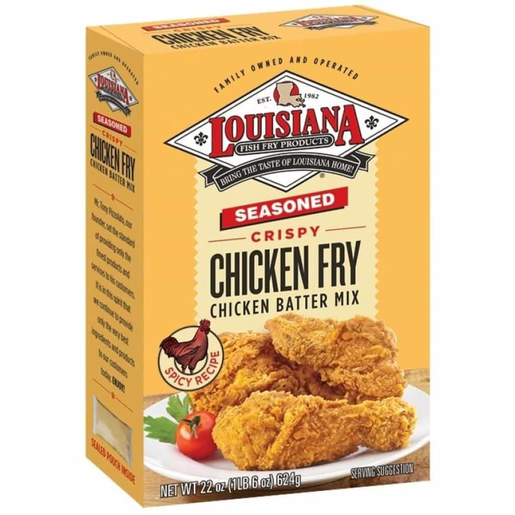 Louisiana Fish Fry Seasoned Crispy Chicken Fry 22 oz Box