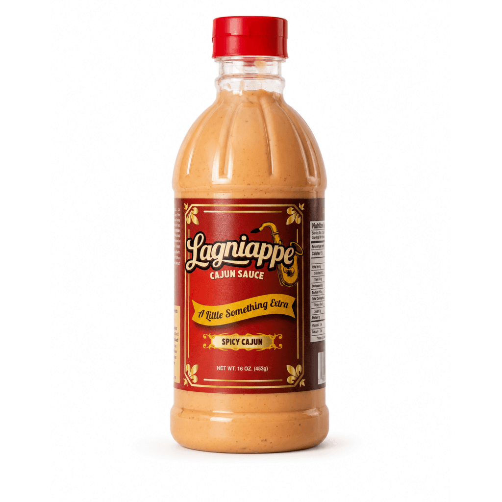 Lagniappe Dipping Sauce Spicy 16 oz Bottle