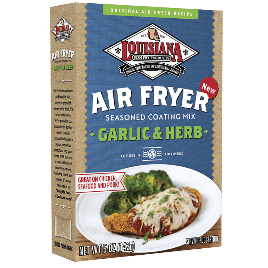 Louisiana Fish Fry Air Fryer Garlic & Herb Coating Mix