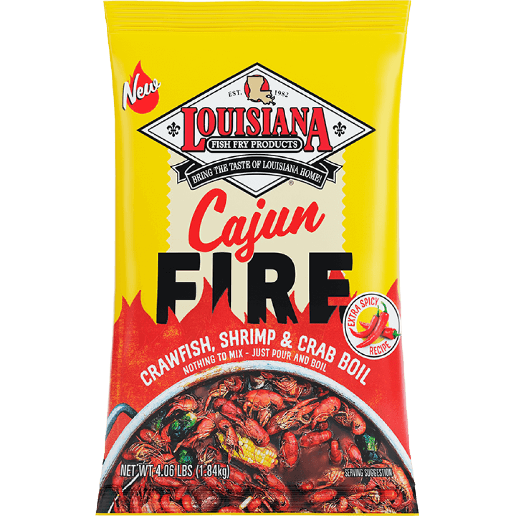 Louisiana Fish Fry Cajun Fire Boil 4 Lbs