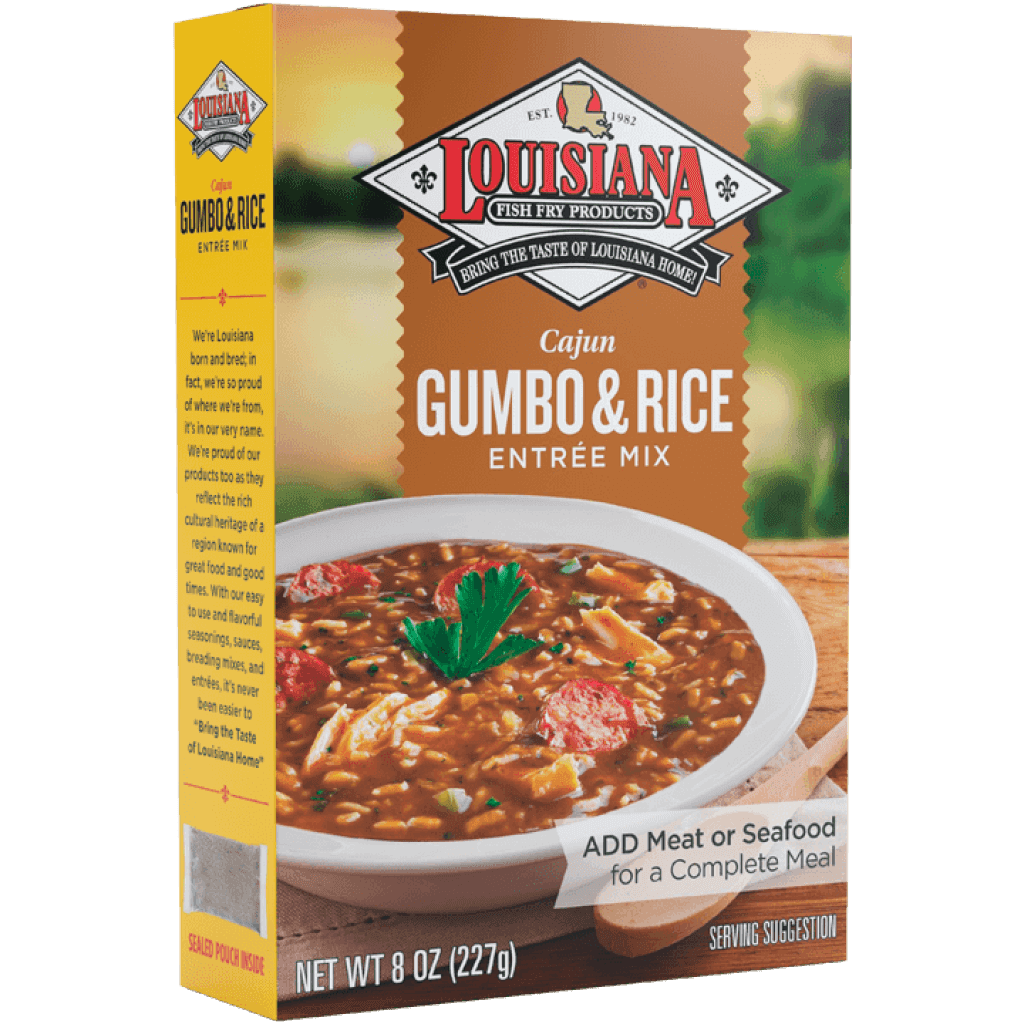 Louisiana Fish Fry Cajun Gumbo & Rice Mix