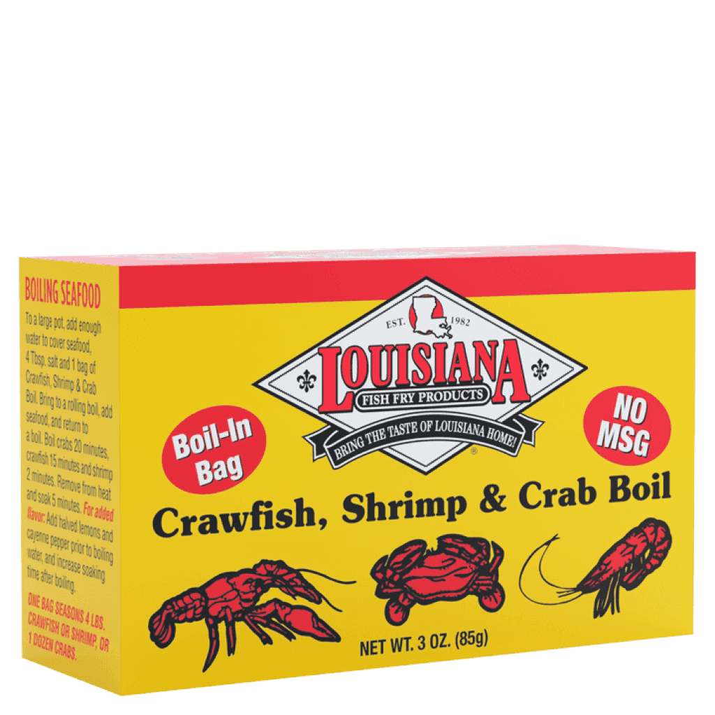Louisiana Fish Fry Boil-n-a-Bag 3 oz. Crawfish, Shrimp & Crab Boil