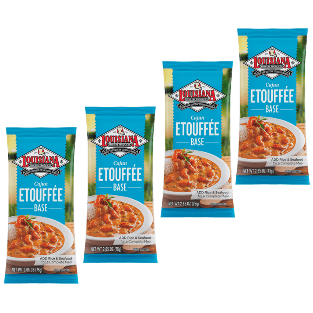 Louisiana Fish Fry Etouffee Mix 2.65 oz Pack of 4