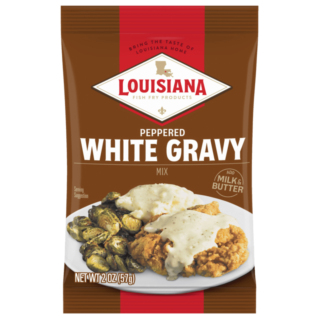 Louisiana Fish Fry Peppered White Gravy Mix 2 oz