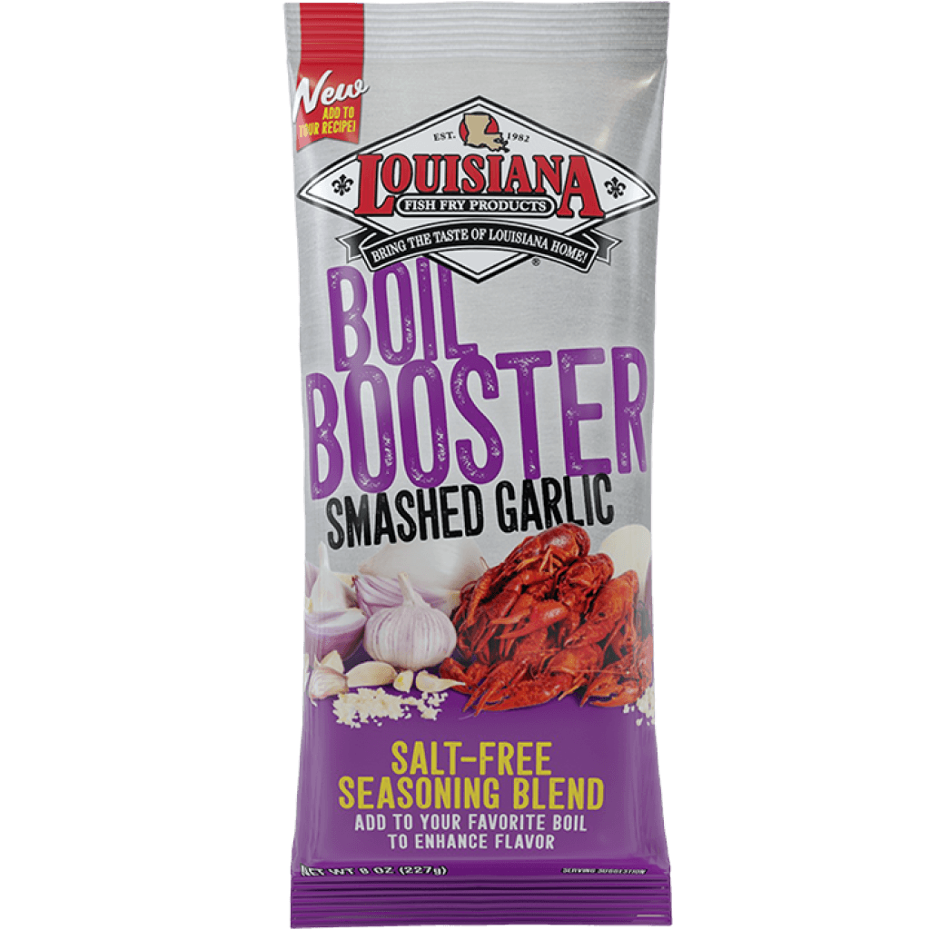 Louisiana Fish Fry Smashed Garlic Boil Booster 8 oz