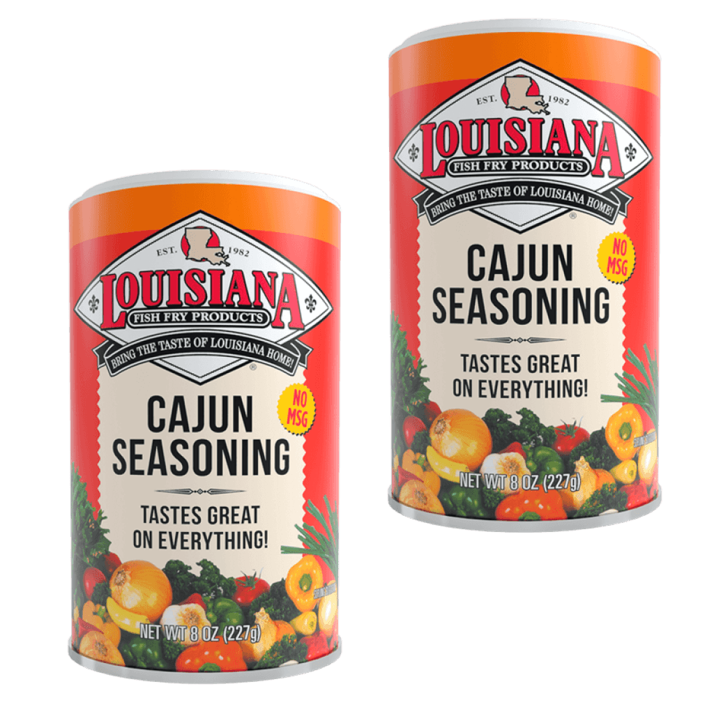 Louisiana Fish Fry Cajun Seasoning 8 oz - Pack of 2