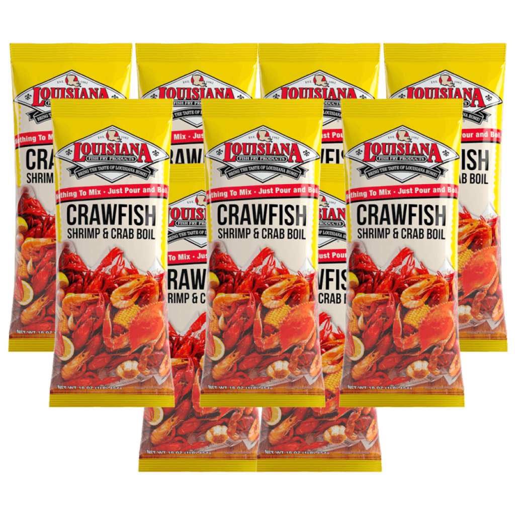 Louisiana Fish Fry Crawfish Crab & Shrimp Boil 16 oz - Pack of 9