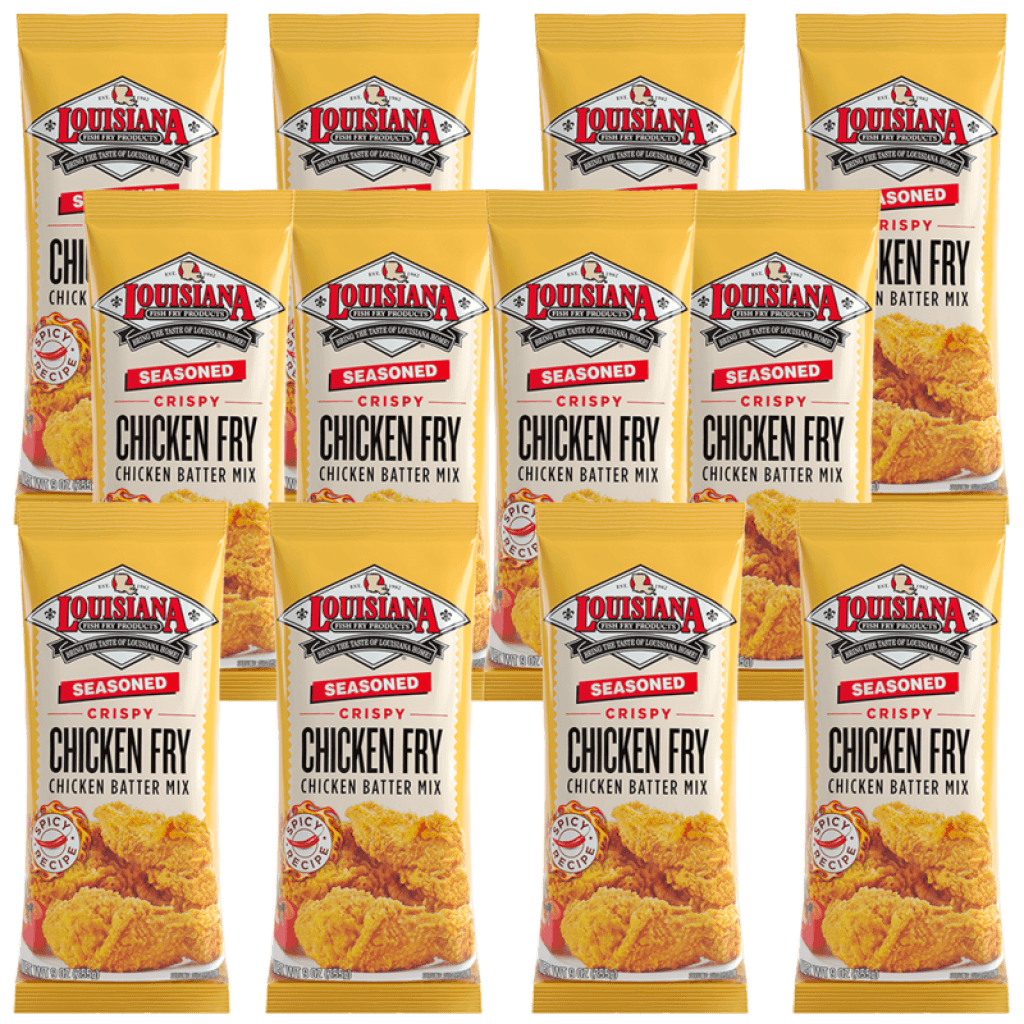 Louisiana Fish Fry Seasoned Chicken Fry 9 oz Pack of 12