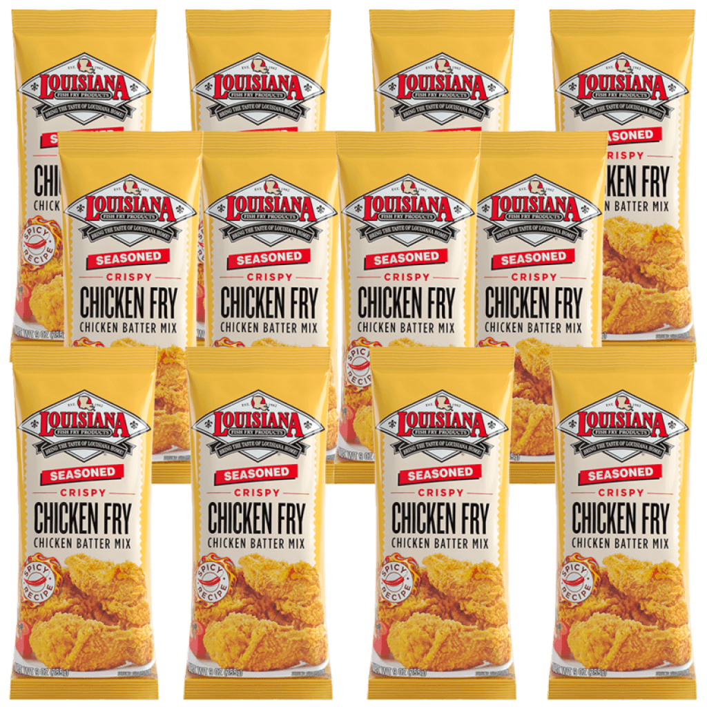 Louisiana Fish Fry Seasoned Chicken Fry 9 oz Pack of 12