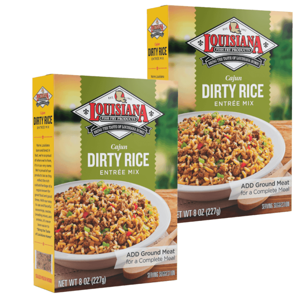 Louisiana Fish Fry Dirty Rice MIx 8 oz - Pack of 2