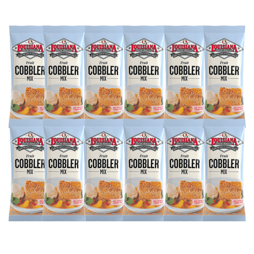 Louisiana Fish Fry Cobbler Mix 10.58 oz - Pack of 12