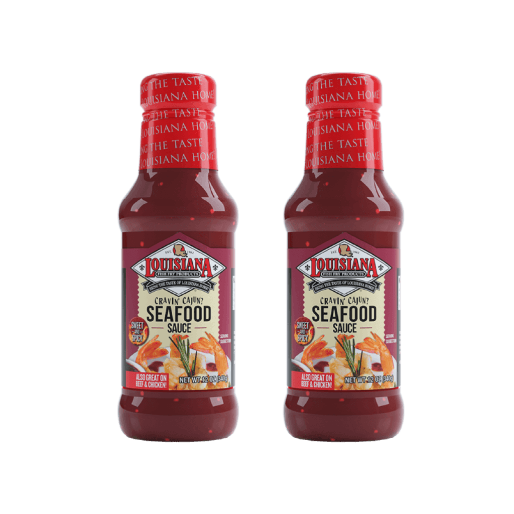 Louisiana Fish Fry Cajun Seafood Sauce 12 oz Pack of 2