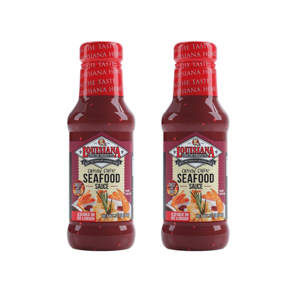 Louisiana Fish Fry Cajun Seafood Sauce 12 oz Pack of 2