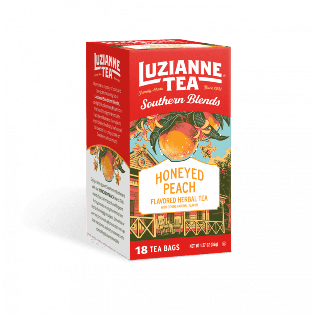 Luzianne Honeyed Peach Flavored Herbal Tea 18 Count