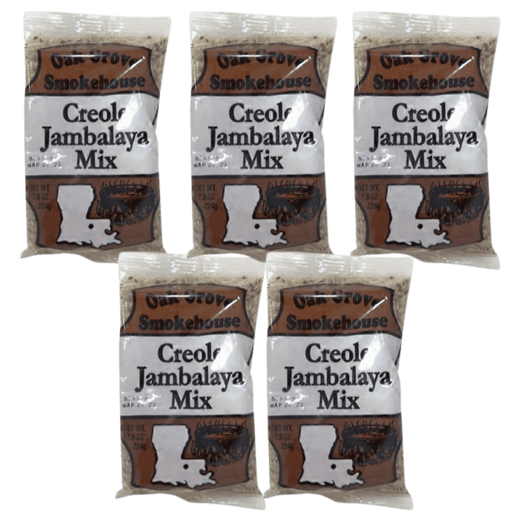 Oak Grove Smokehouse Creole Jambalaya Mix 7.9 oz Pack of 5