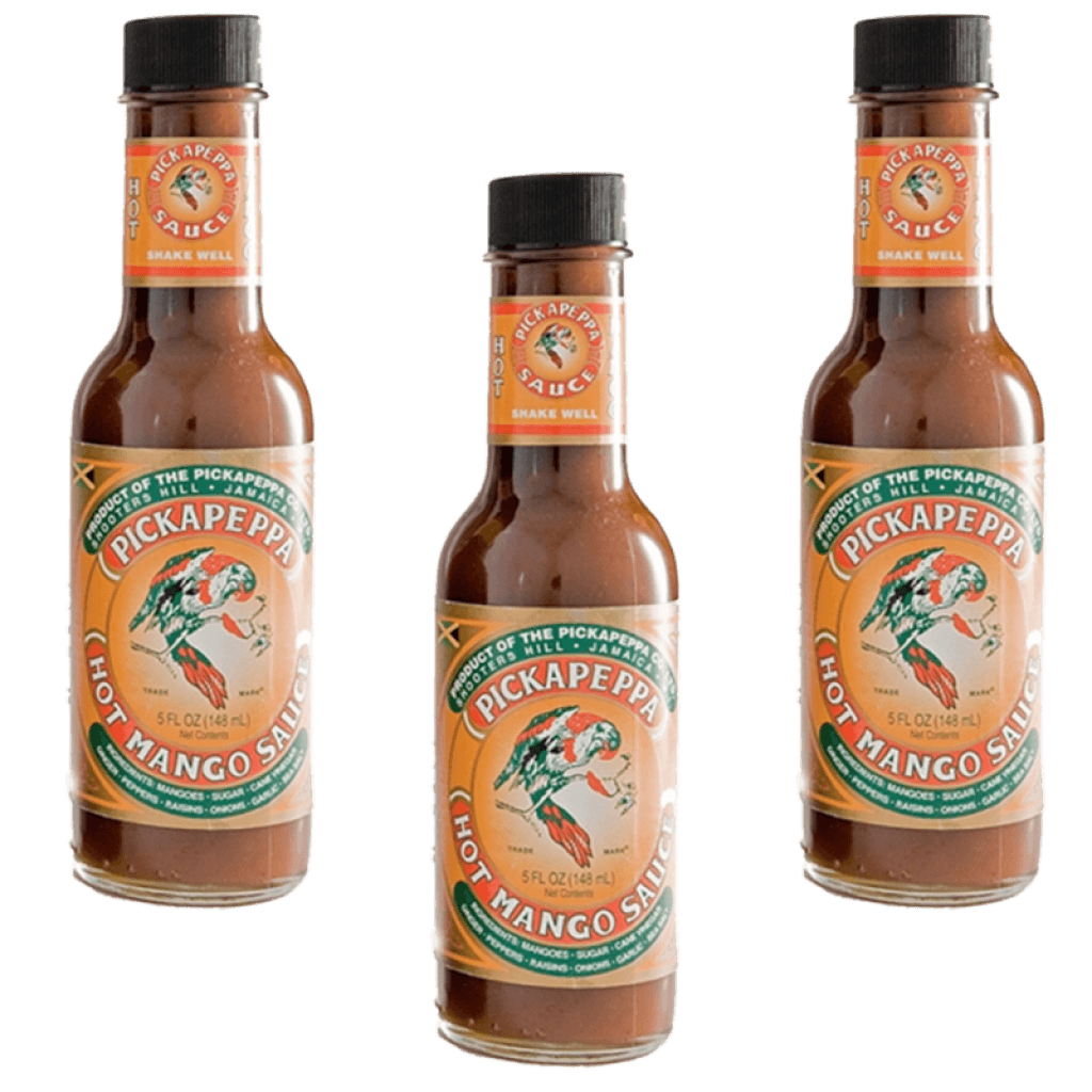 Pickapeppa Hot Mango Sauce 5 oz Pack of 3