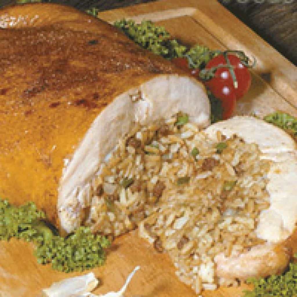 Poche's Stuffed Chicken w/ Shrimp