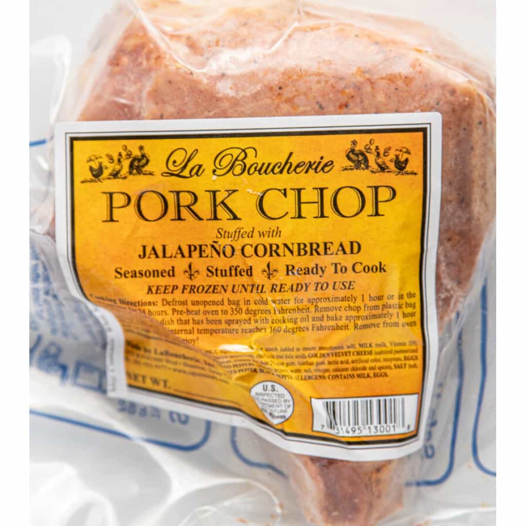 La Boucherie Stuffed Pork Chop with Jalapeno Cornbread