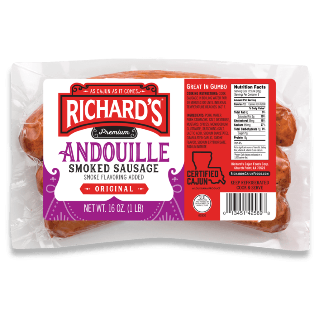 Richard's Andouille Sausage 1 lb