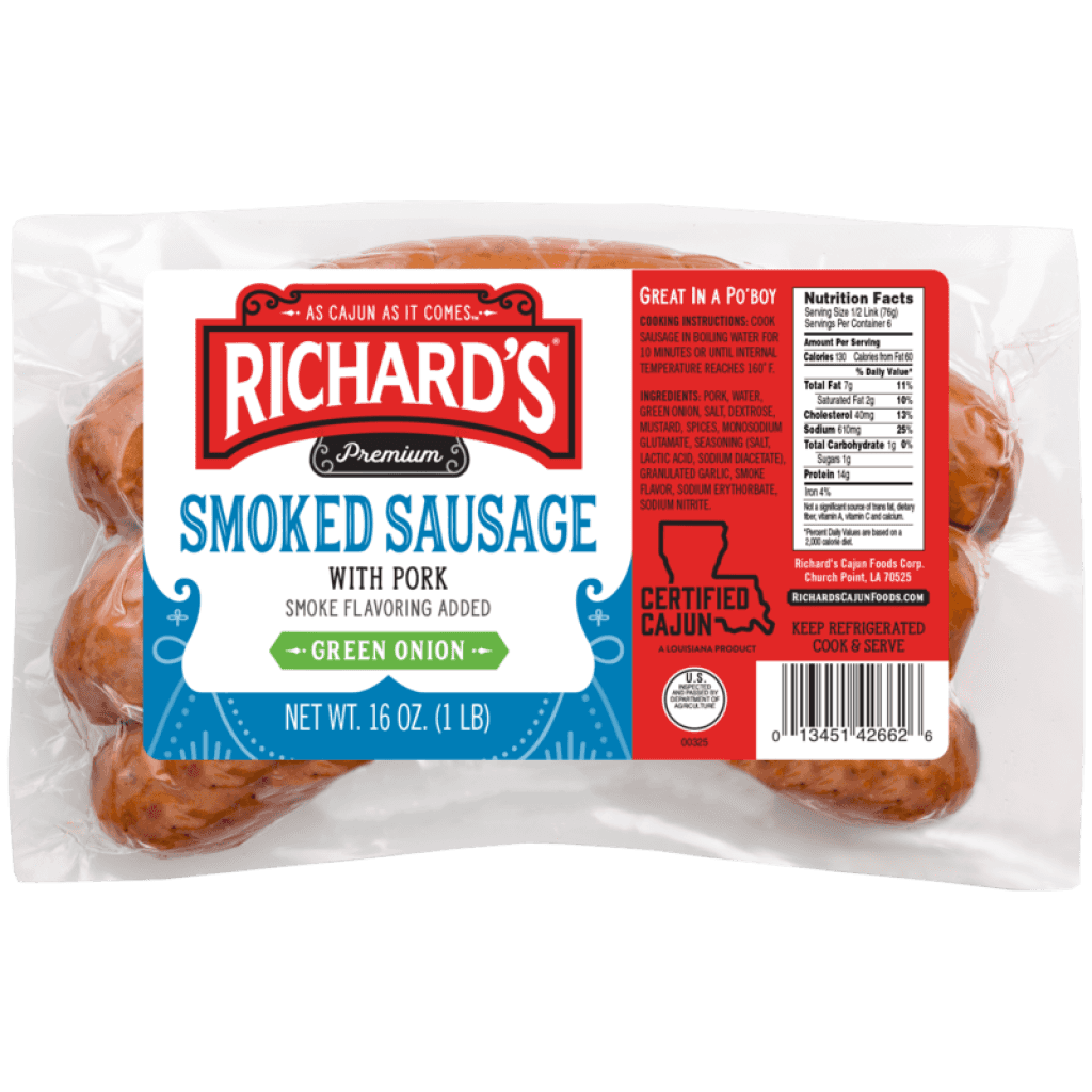 Richard's Green Onion Pork Sausage