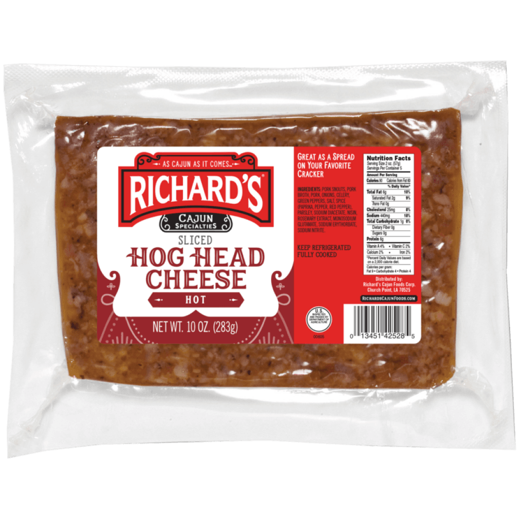 Richard's Hot Hog Head Cheese 10 oz