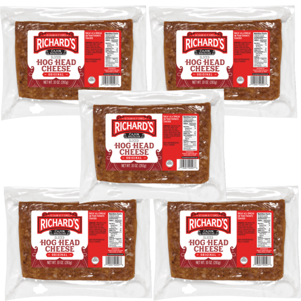 Richard's Hog Head Cheese 10 oz Pack of 5