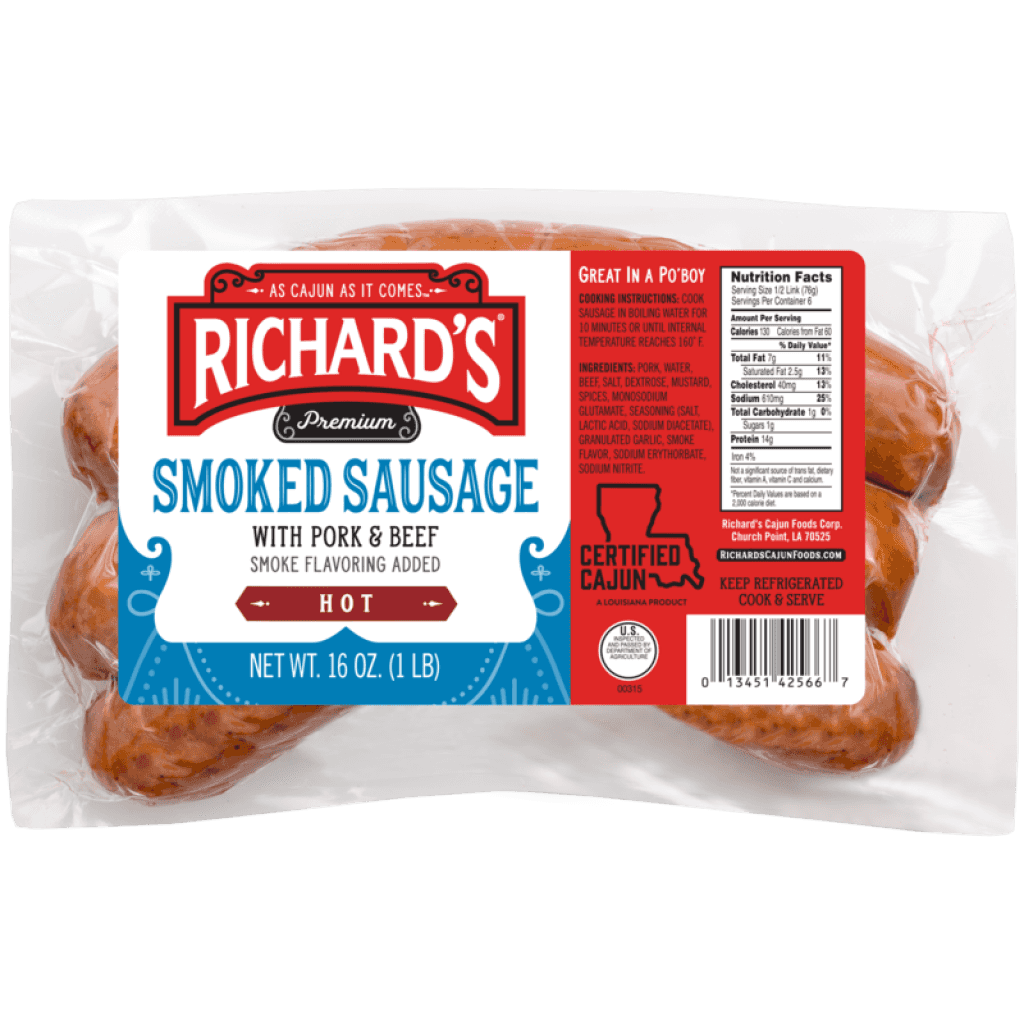 Richard's Pork & Beef Hot Sausage