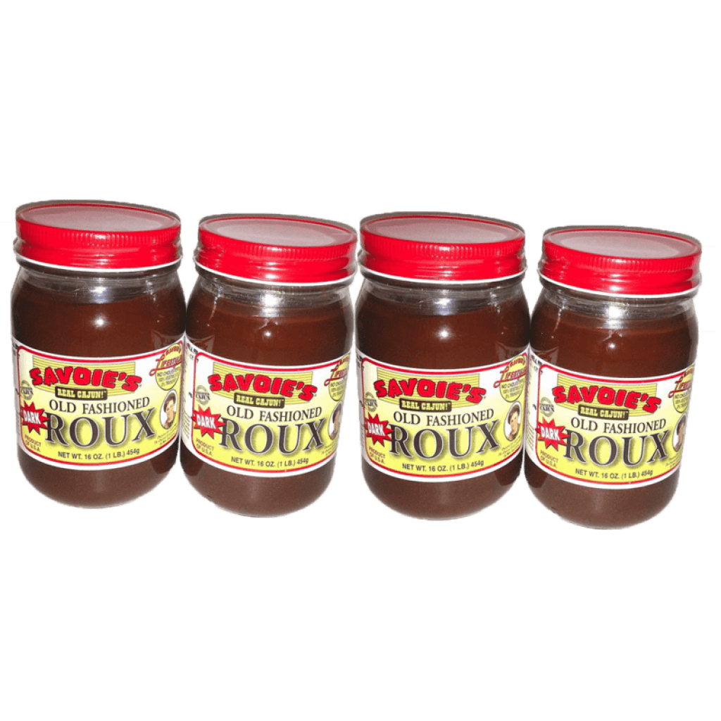 Savoie's Old Fashioned Dark Roux 16 oz (4 pack)