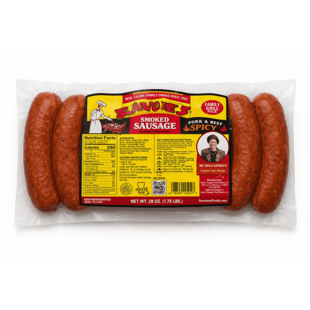 Savoie's Party Links Smoked Mixed Hot Sausage