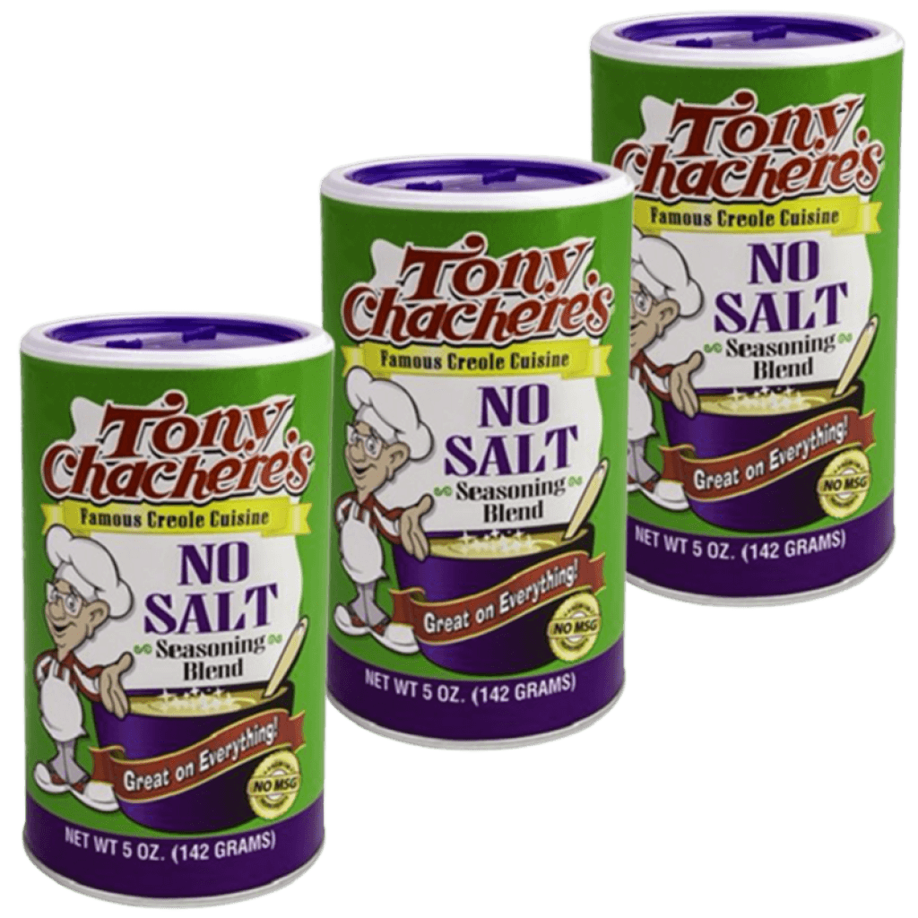 Tony Chachere's No Salt Creole Seasoning 5 oz - Pack of 3
